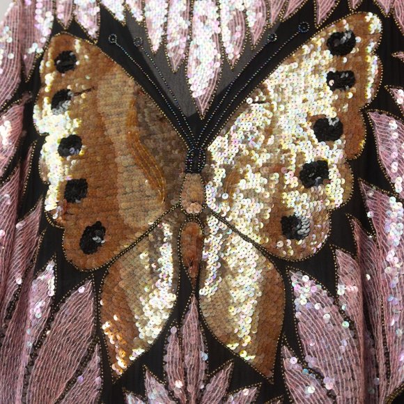 Swee Lo vintage butterfly top - Picture 6 of 9